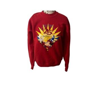 Vintage Walt Disney World Cast Members Making Magic 25th Anniversary Red Large